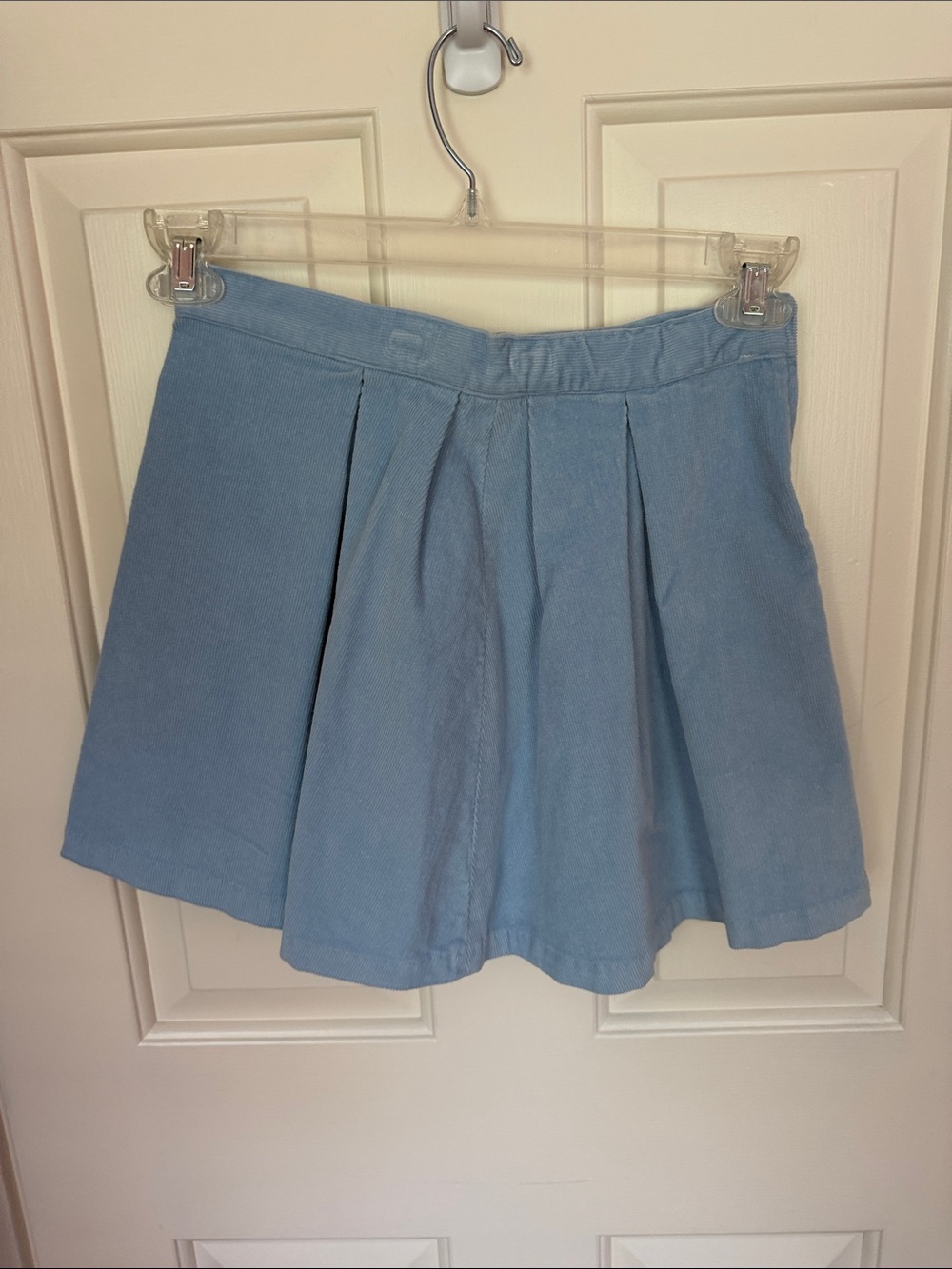 The Beaufort Bonnet Company Light Blue Pleated Girls Skirt